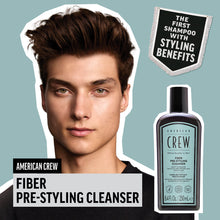 Load image into Gallery viewer, American Crew Fiber & Pre-Styling Shampoo With Bonus Socks Pack