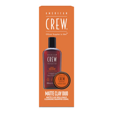Load image into Gallery viewer, American Crew Matte Clay & Daily Cleansing Shampoo Duo Pack