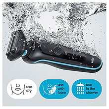Load image into Gallery viewer, Braun Series 5 Easy Rinse Electric Shaver with Precision Trimmer Head 51-M1200s