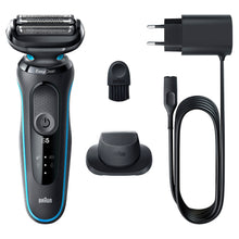 Load image into Gallery viewer, Braun Series 5 Easy Rinse Electric Shaver with Precision Trimmer Head 51-M1200s