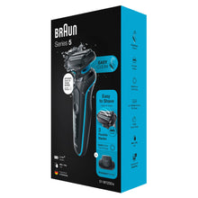 Load image into Gallery viewer, Braun Series 5 Easy Rinse Electric Shaver with Precision Trimmer Head 51-M1200s