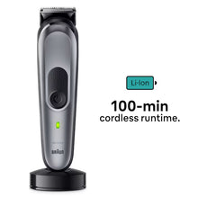 Load image into Gallery viewer, Braun Series 7 10-in-1 All-in-One Waterproof Style Grooming Kit with Charging Stand MGK7420