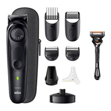Load image into Gallery viewer, Braun Series 7 Professional Waterproof Beard Trimmer with Travel Case and Charging Stand BT7440