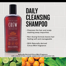 Load image into Gallery viewer, American Crew Daily Cleansing Shampoo 250ml