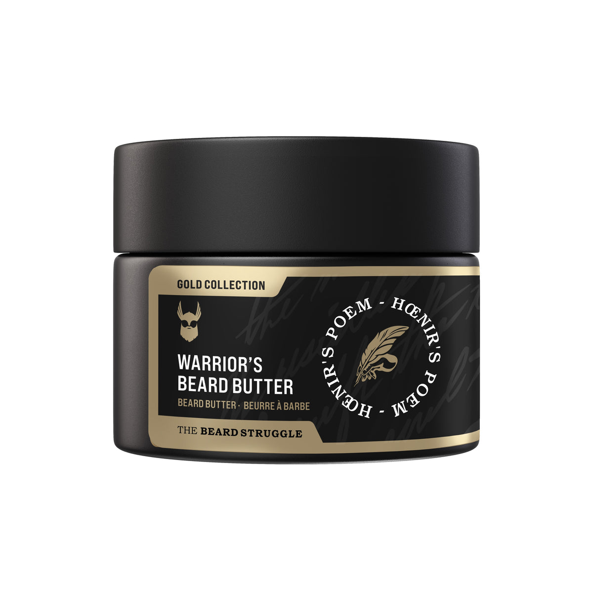 The Beard Struggle Warriors Beard Butter Gold Collection 50g Above The Collar 