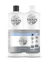 Load image into Gallery viewer, Nioxin System 1 Cleanser Shampoo and Scalp Therapy Revitalising Conditioner 1000ml Bundle