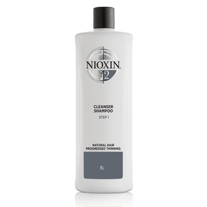 Nioxin System 2 Cleanser Shampoo and Scalp Therapy Revitalising Conditioner 1000ml Bundle