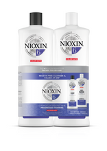 Load image into Gallery viewer, Nioxin System 6 Cleanser Shampoo and Scalp Therapy Revitaliser Conditioner 1000ml Bundle