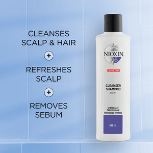 Nioxin System 6 Cleanser Shampoo and Scalp Therapy Revitaliser Conditioner 1000ml Bundle