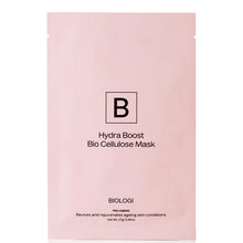 Load image into Gallery viewer, Biologi Hydra Boost Bio Cellulose Mask - 4 Pack