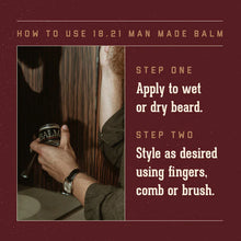 Load image into Gallery viewer, 18.21 Man Made Beard Balm Sweet Tobacco 60g