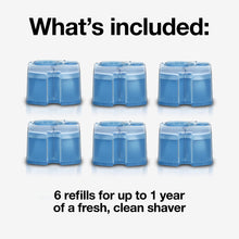 Load image into Gallery viewer, Braun Clean &amp; Renew Refill Cartridges 6 Pack CCR5+1