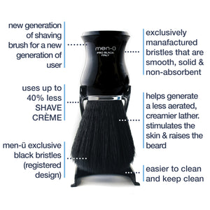 men-ü Pro Black Shaving Brush