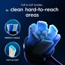 Load image into Gallery viewer, iO Advanced Clean Black Replacement Brush Heads, 8 Pack