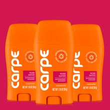 Load image into Gallery viewer, Carpe Antiperspirant Underarm Stick 50ml Trio Bundle