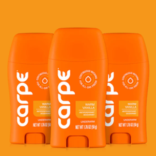 Load image into Gallery viewer, Carpe Antiperspirant Underarm Stick 50ml Trio Bundle
