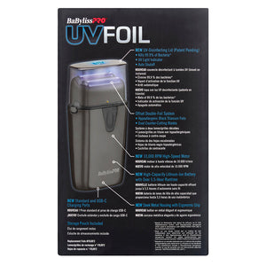 BaBylissPRO UV-Disinfecting Double Foil Shaver