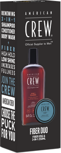 American Crew Fiber 3 In 1 Gift Set Duo Pack