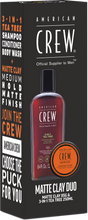 Load image into Gallery viewer, American Crew Matte Clay 3 In 1 Gift Set Duo Pack