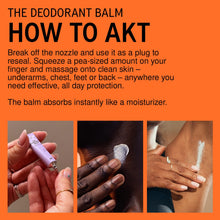 Load image into Gallery viewer, AKT The Deodorant Balm SC.01 Orange Grove 10ml Travel