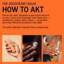 Load image into Gallery viewer, AKT The Deodorant Balm SC.01 Orange Grove 50ml