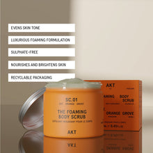 Load image into Gallery viewer, AKT The Foaming Body Scrub SC.01 Orange Grove 250ml