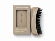 Load image into Gallery viewer, Above the Collar Mens Compact Brush - Brown
