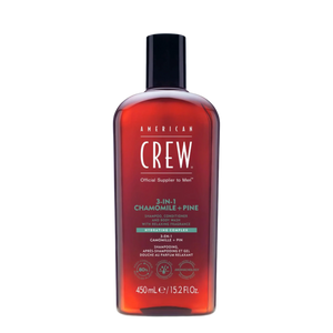 American Crew 3-in-1 Relaxing Chamomile + Pine 450ml