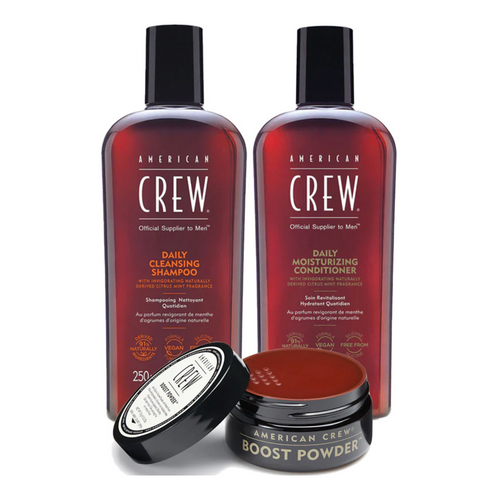 American Crew Boost Powder Hair & Styling Bundle