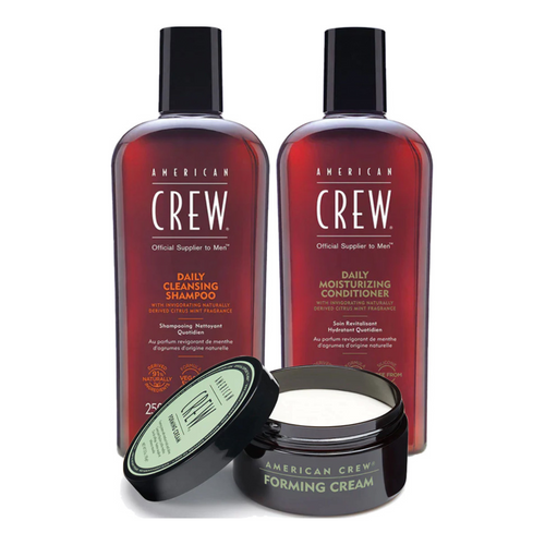 American Crew Forming Cream Hair & Styling Bundle