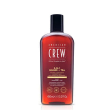 Load image into Gallery viewer, American Crew 3-in-1 Energizing Ginger + Tea 450ml