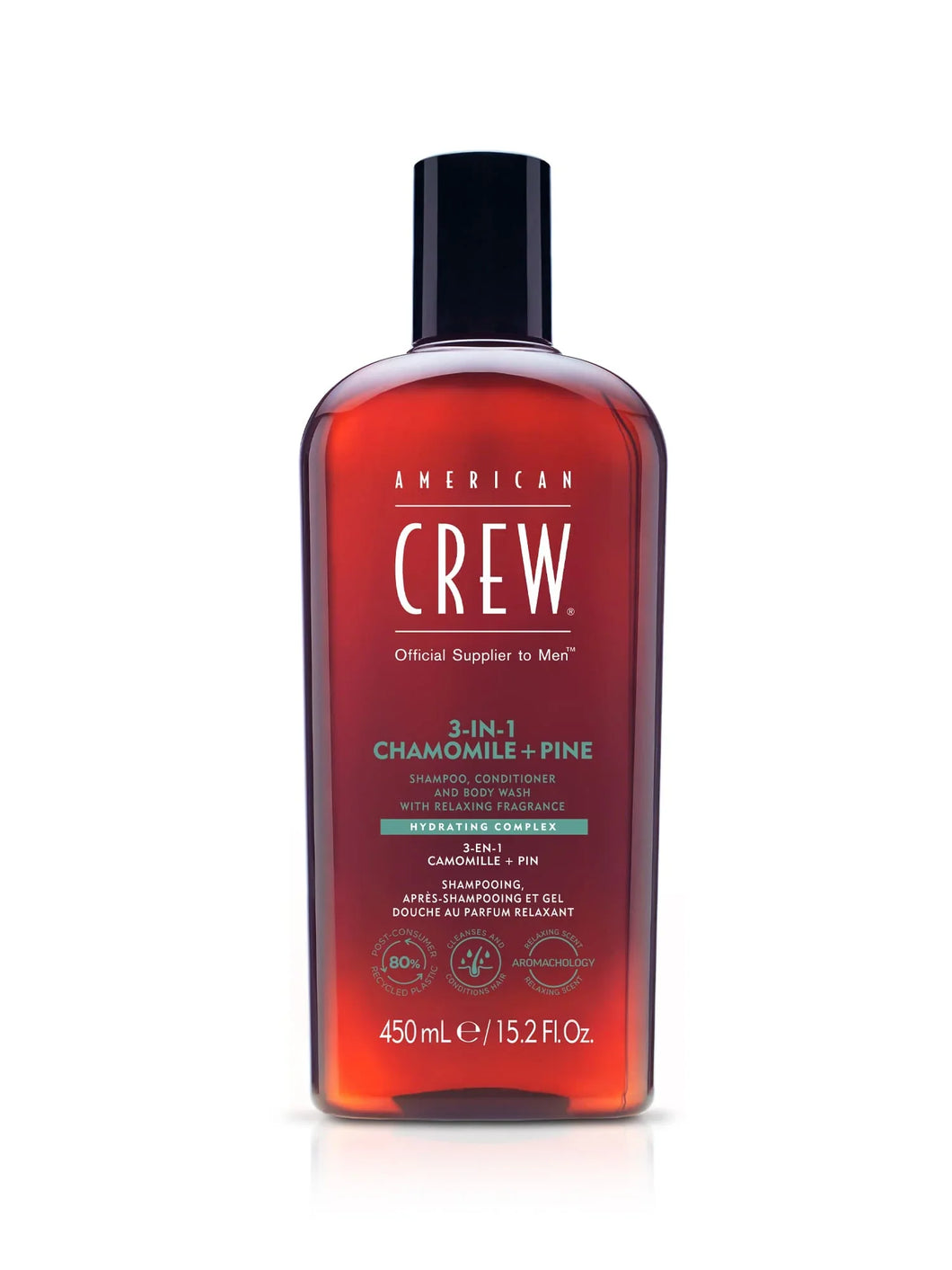 American Crew 3-in-1 Relaxing Chamomile + Pine 450ml