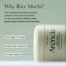 Load image into Gallery viewer, Arencia Fresh Green Rice Mochi Cleanser 120g