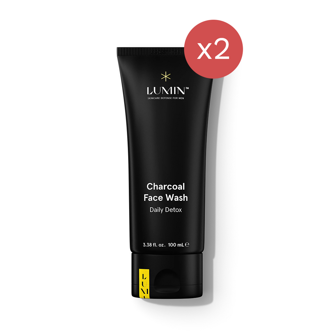 Lumin Charcoal Face Wash Duo Bundle