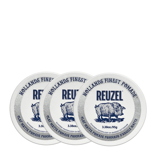 Reuzel Clay Matte Pomade 95g Trio Bundle