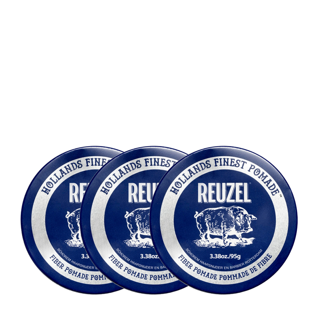 Reuzel Fiber Pomade 95g Trio Bundle