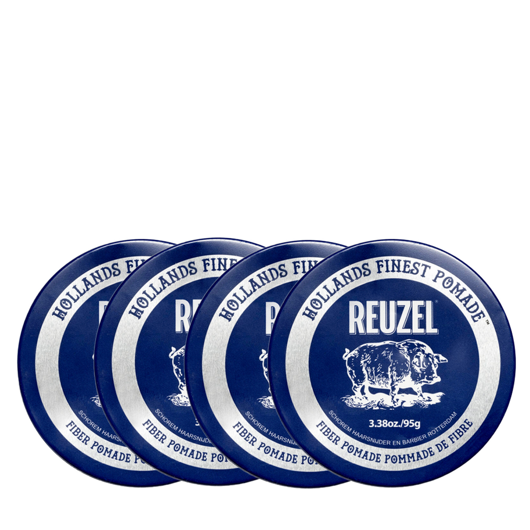 Reuzel Fiber Pomade 95g Quad Bundle