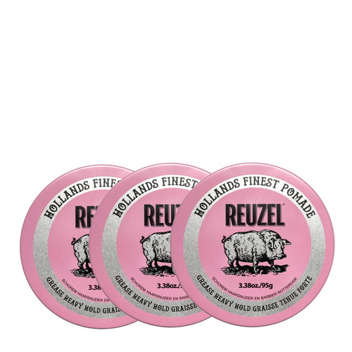 Reuzel Pink Pomade 95g Trio Bundle