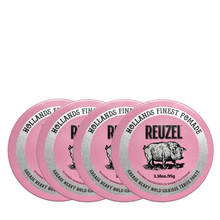 Load image into Gallery viewer, Reuzel Pink Pomade 95g Quad Bundle