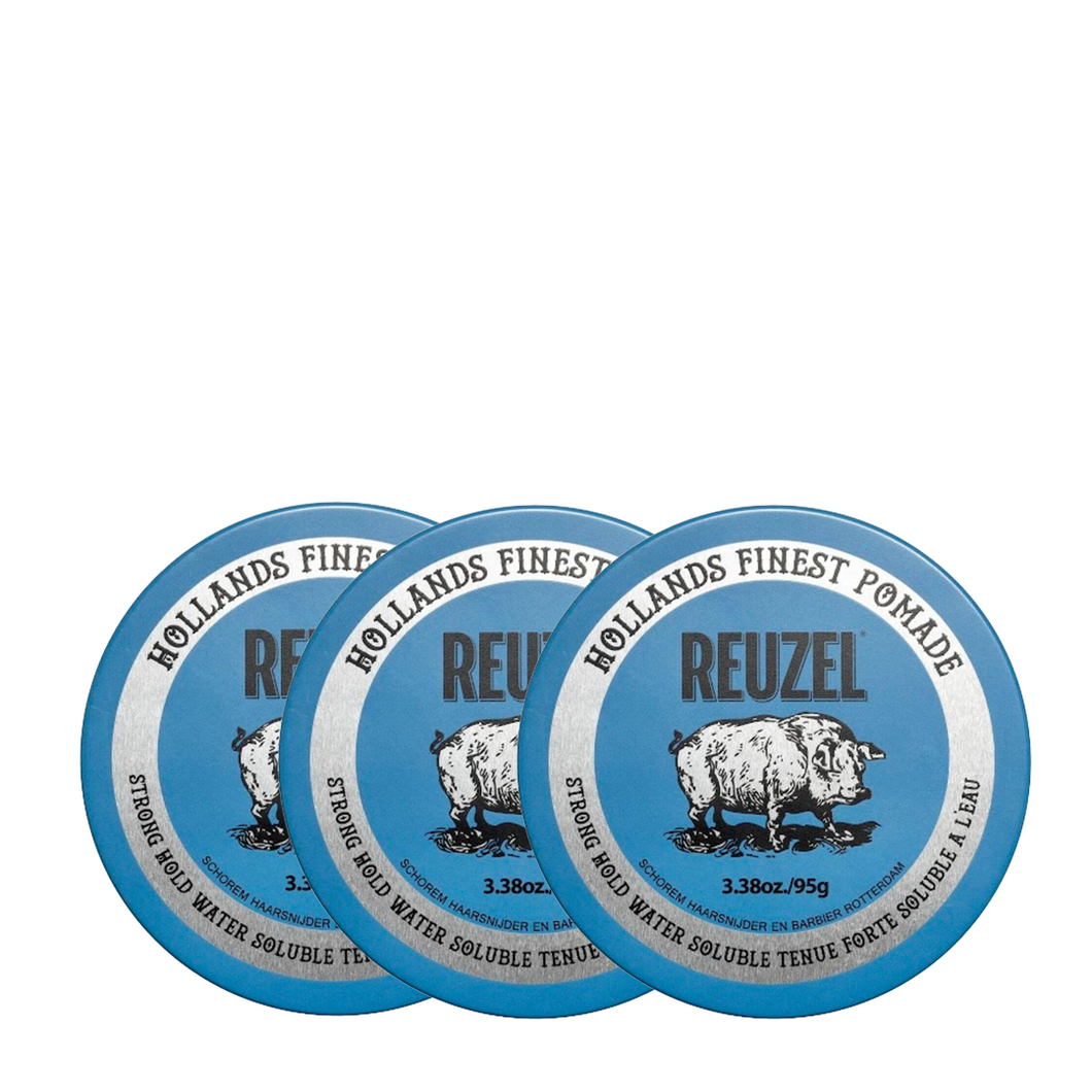 Reuzel Blue Pomade 95g Trio Bundle