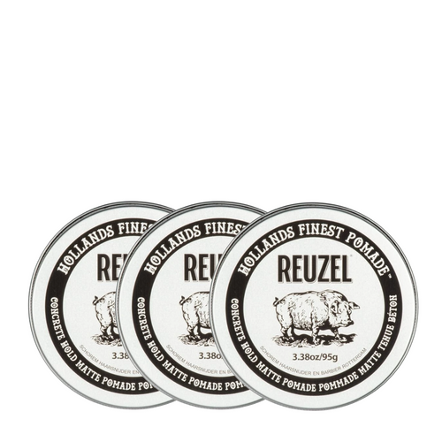 Reuzel Concrete Hold Matte Pomade 95g Trio Bundle
