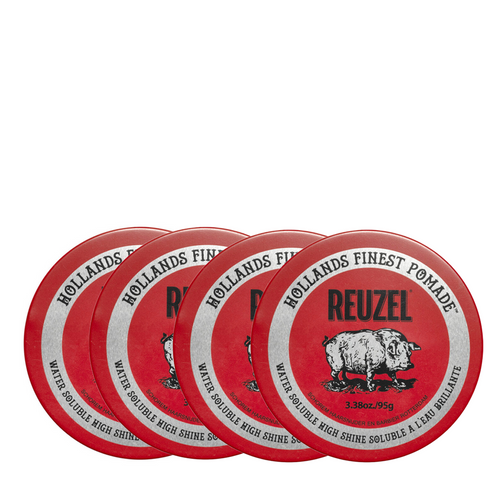 Reuzel Red Pomade 95g Quad Bundle
