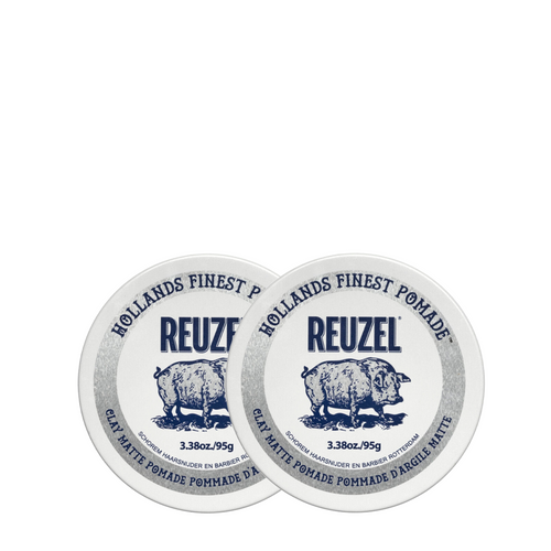 Reuzel Clay Matte Pomade 95g Duo Bundle