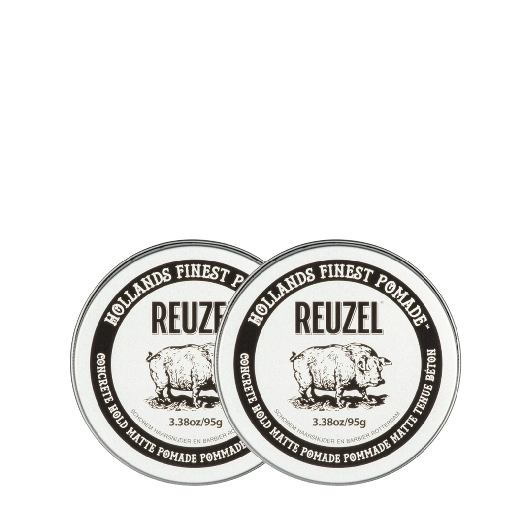 Reuzel Concrete Hold Matte Pomade 95g Duo Bundle