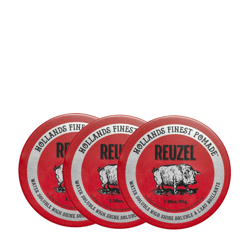 Reuzel Red Pomade 95g Trio Bundle