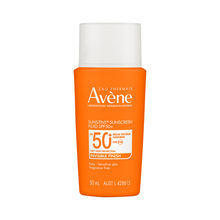 Load image into Gallery viewer, Avène Sunsitive Sunscreen Fluid SPF50+ 50ml