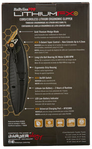 BaBylissPRO Lithium FX Clipper Cord/Cordless