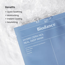 Load image into Gallery viewer, Biodance Hydro Cera-Nol Real Deep Mask 1Box - 4 Pieces