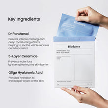 Load image into Gallery viewer, Biodance Hydro Cera-Nol Real Deep Mask 1Box - 4 Pieces