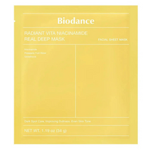 Load image into Gallery viewer, Biodance Radiant Vita Niacinamide Real Deep Mask - 1 Piece
